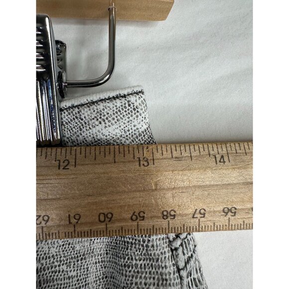 Zara Snakeskin High Rise Skinny Jeans size 4 Gray - Picture 5 of 7